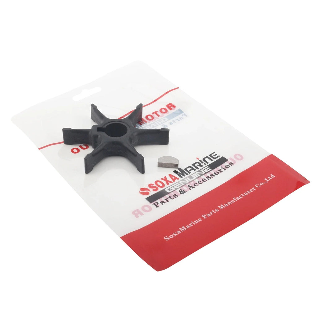 Water Pump Impeller & Key for Suzuki Outboard 9.9-28 HP 17461-93004