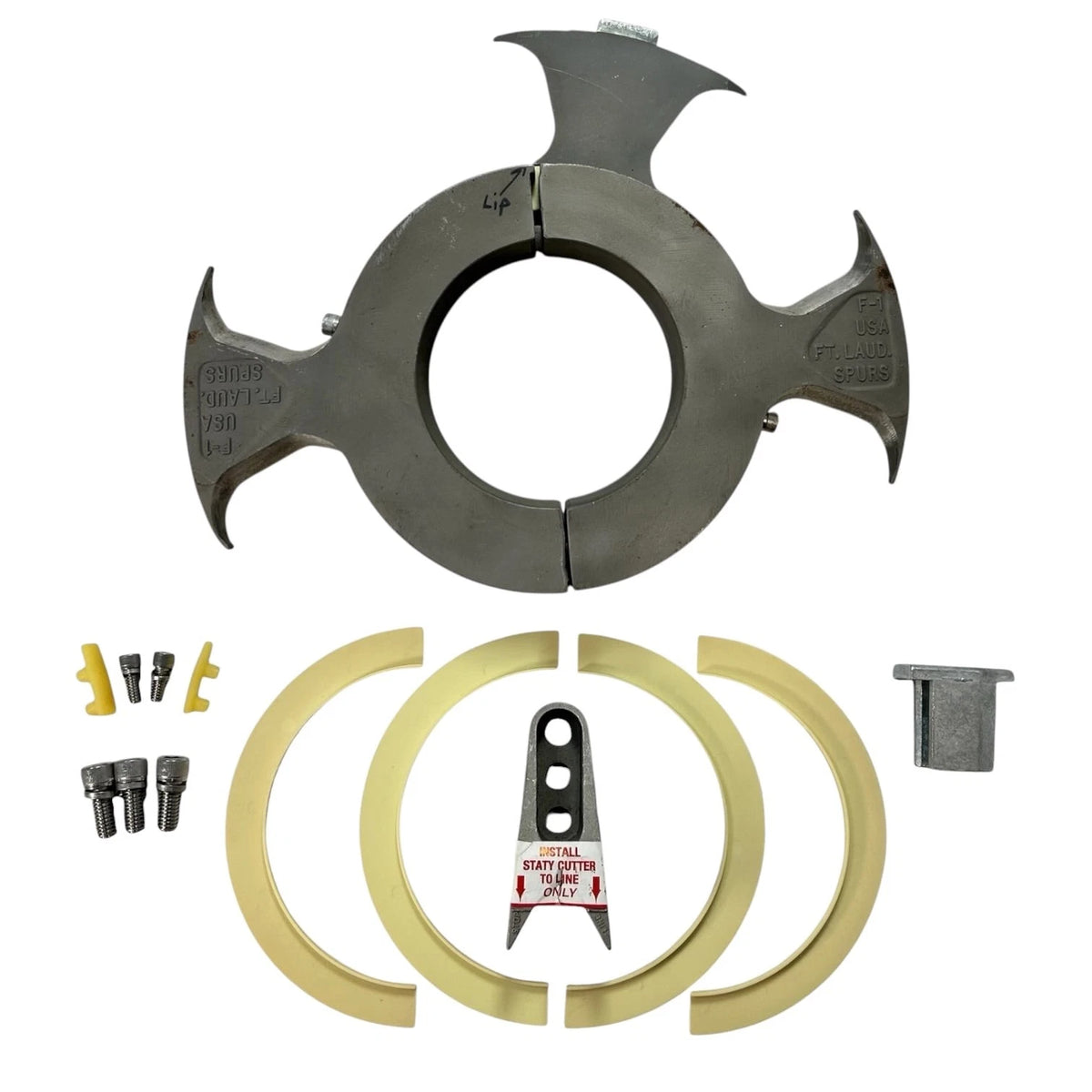 Spurs F1, Marine Propeller Line & Net Cutter Assembly with Kit, Hub Diameter 6.5