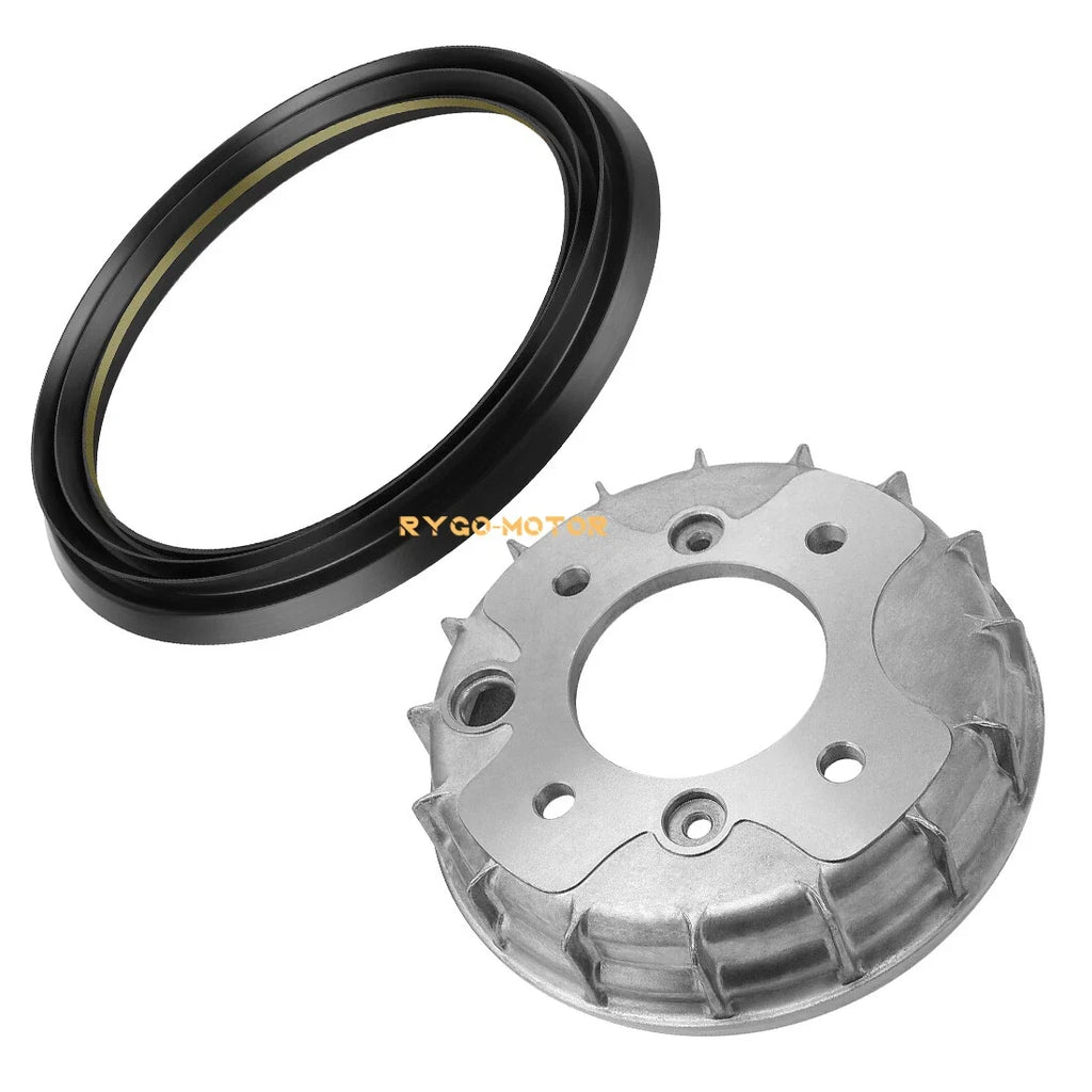 Front Brake Drum & Dust Seal Kit for Honda Foreman 400 450 (2000–2006)
