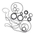 Lower Unit Seal Kit for Suzuki Outboard DF300B/350A (2018–2022) 25700-98L01 2570098L02