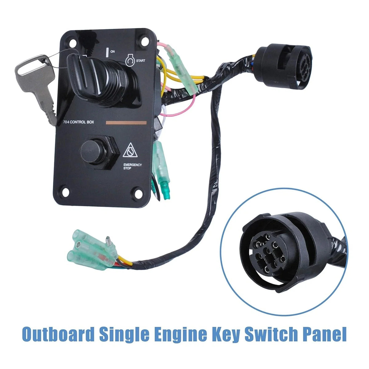 Replacement Key Switch Panel for Yamaha Outboard (704-82570-12-00)