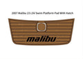 Swim Platform Pad for Malibu 23 LSV (2007) - EVA Foam Teak Flooring Mat