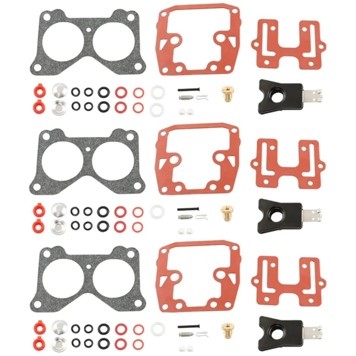 3Pcs Carburetor Kit for Johnson/Evinrude Outboard (434888, 435443, 0439076)