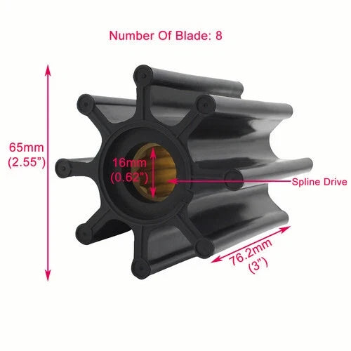 Water Pump Impellers for Volvo D6-280 D6-310 D6-330 (2004–2019) 21219723 3N5895