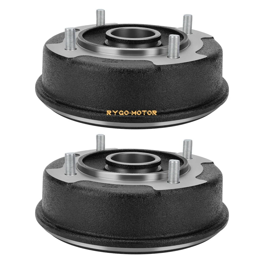 2X Front Brake Drum W/Bolts for Kawasaki Mule 500 550 (KAF300) 41038-1238