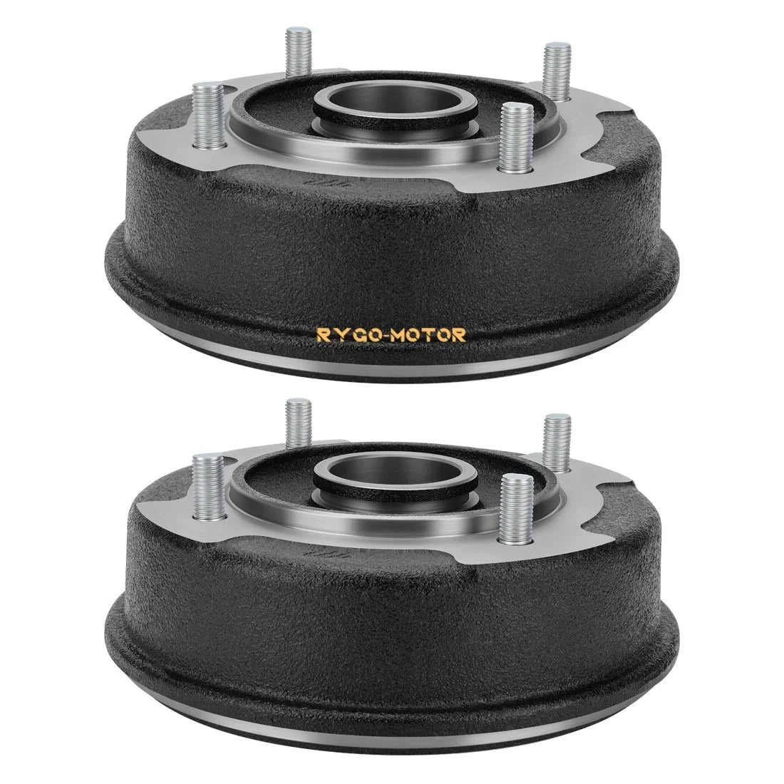 2X Front Brake Drum W/Bolts for Kawasaki Mule 500 550 (KAF300) 41038-1238