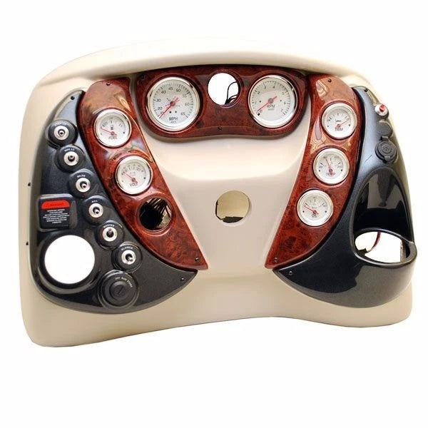 Tracker Boat Gauge Switch Dash Panel 157760 - Beige Fiberglass