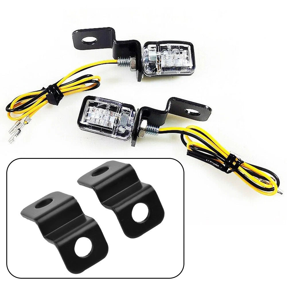 Small Size LED Blinker Light Set for Motorcycle Turn Signals Pack of for 2