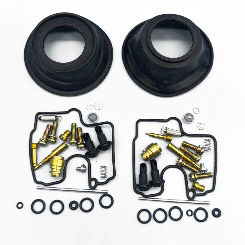2X Carburetor Gasket Jet Rebuild Kit for Suzuki SV650 SV650S (1999–2002)