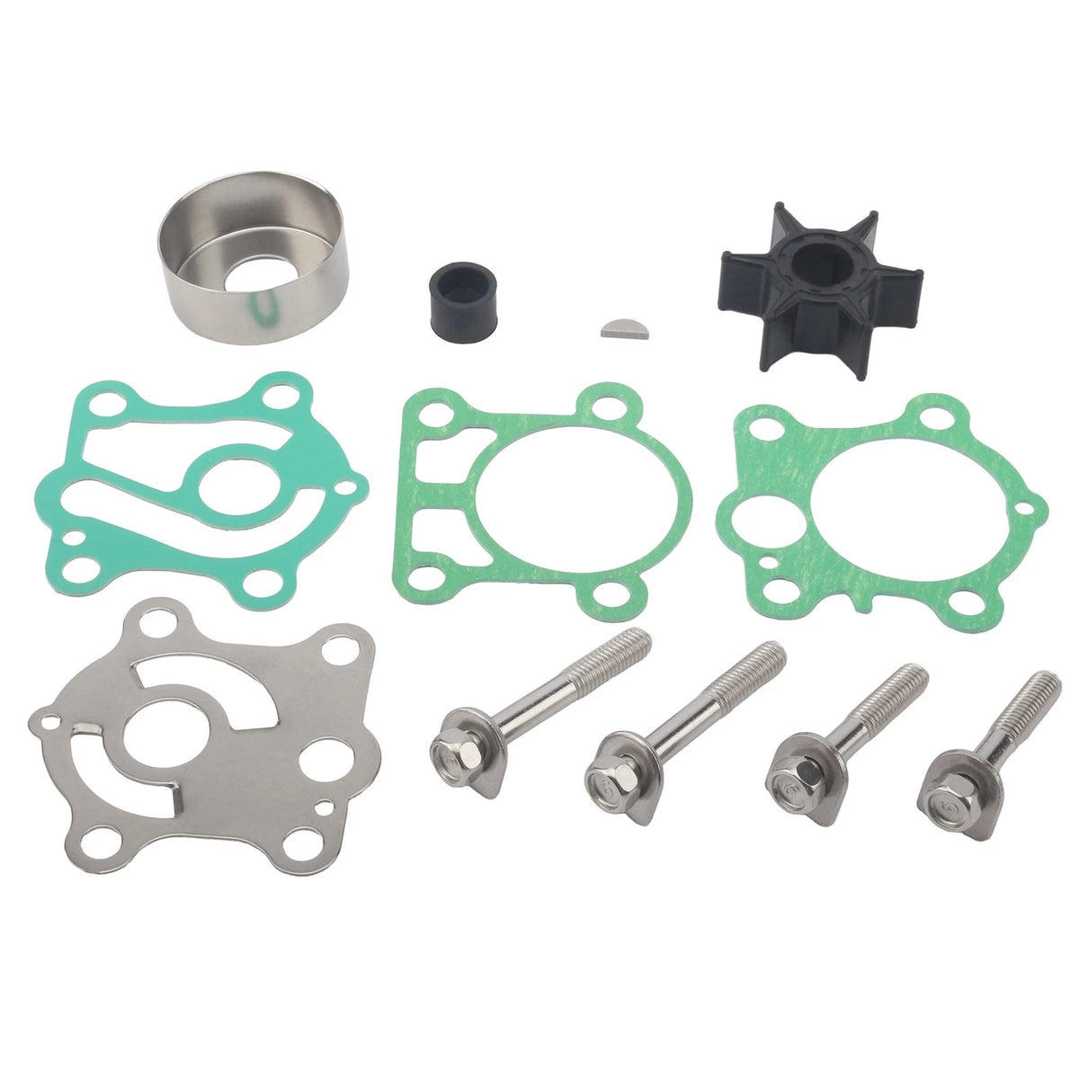 Water Pump Repair Impeller Kit for Yamaha 2 Str 40HP 50HP Outboard 6H4-W0078-A0