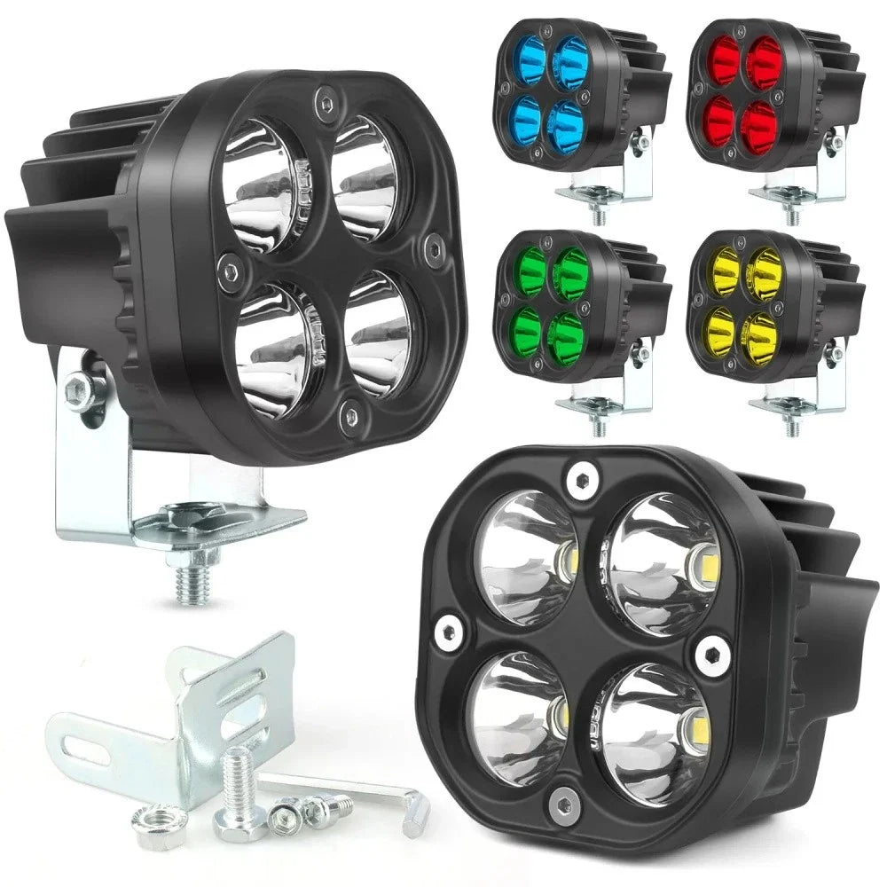 2X 3-Inch LED Cube Pods Work Lights for ATV (Offroad)