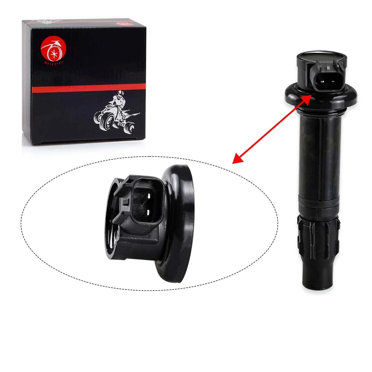 4-Pack Ignition Coil for Yamaha YZF-R1 (2007–2008) 4C8-82310-00-00