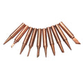 10 Pcs 900M-T Soldering Tip Pure Copper Electric Iron Head Series Solder Tool D