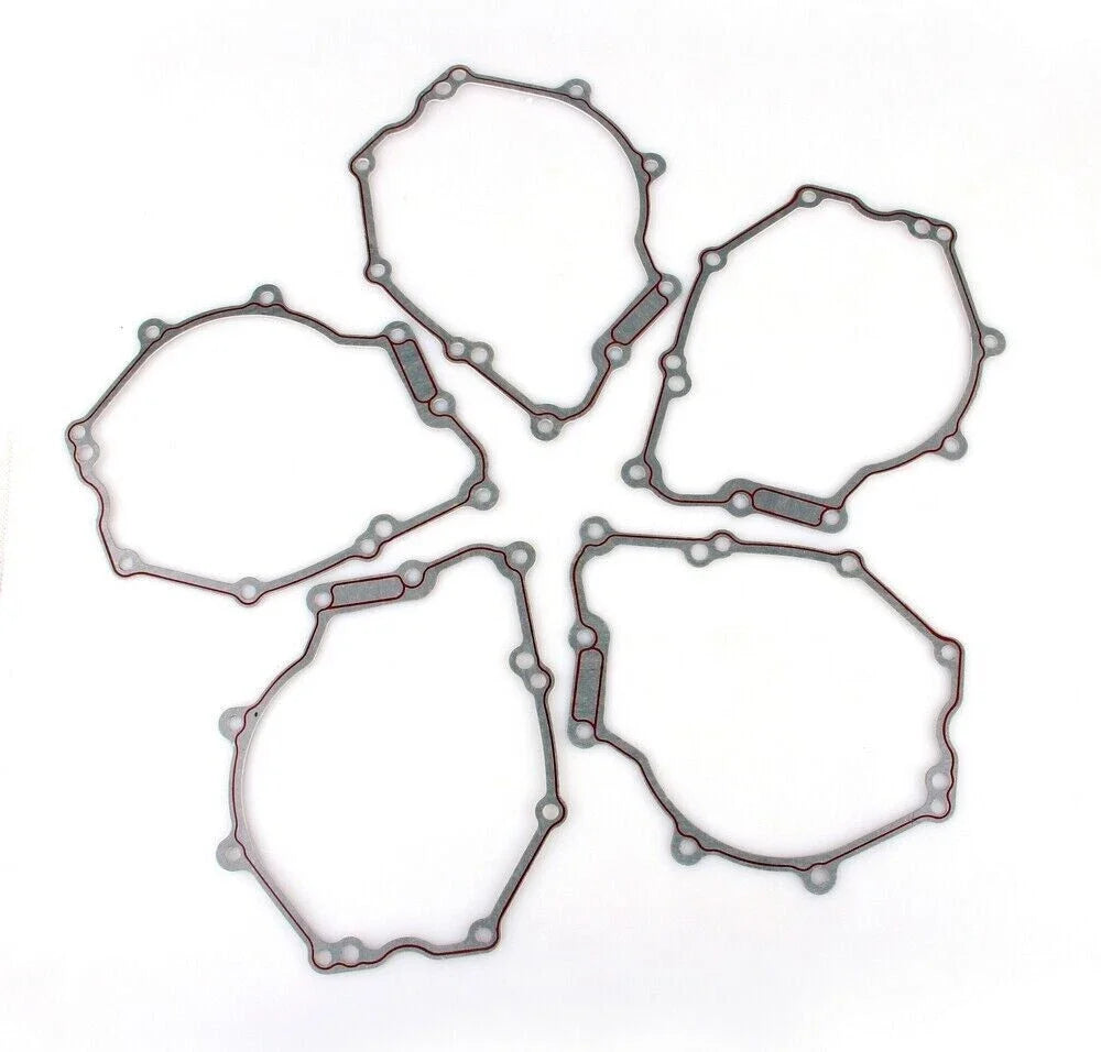 5PCS Stator Gasket Engine Cover Crankcase for Yamaha R6 YZF-R6 (2006–2016)