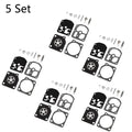Set of 5 Carburetor Repair Kits for Stihl 009 010 011 012 (RB-11)