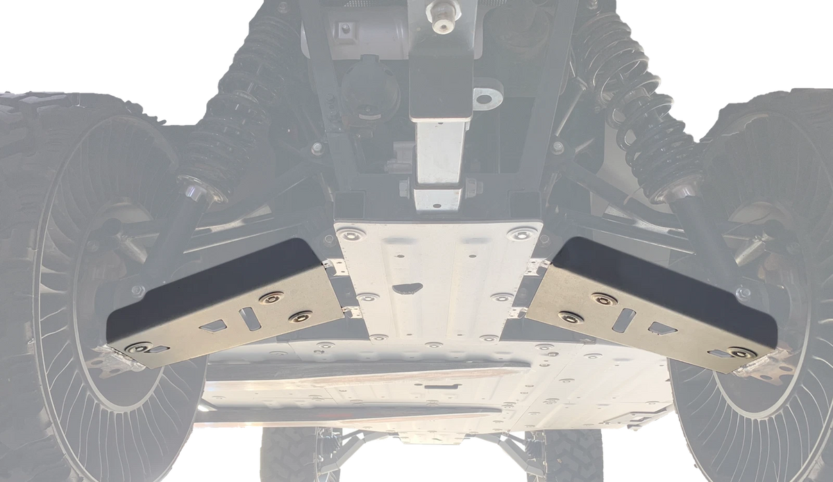 RIVAL POWERSPORTS USA Rear ATV/UTV Aluminum Skid Plate Guards 2444.8164.1