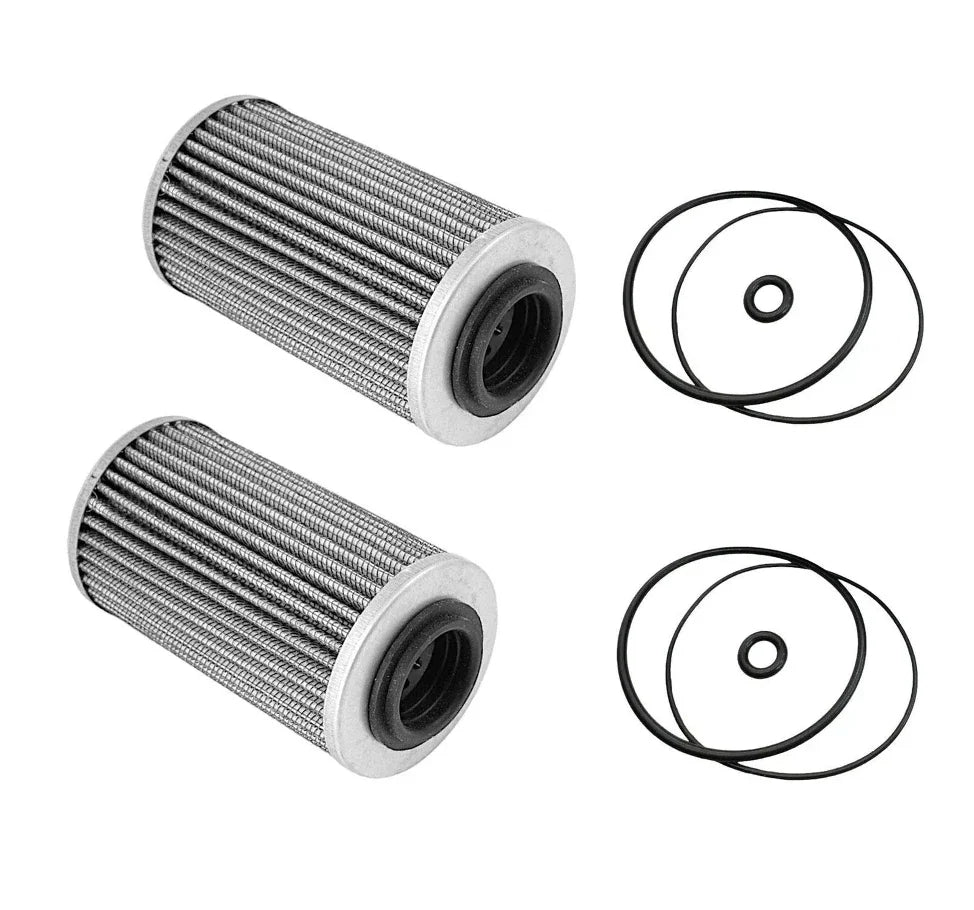 Set of 2 Oil Filters for SeaDoo Rotax 1630 RXP-X RXT-X GTX (420956744, 420956747)