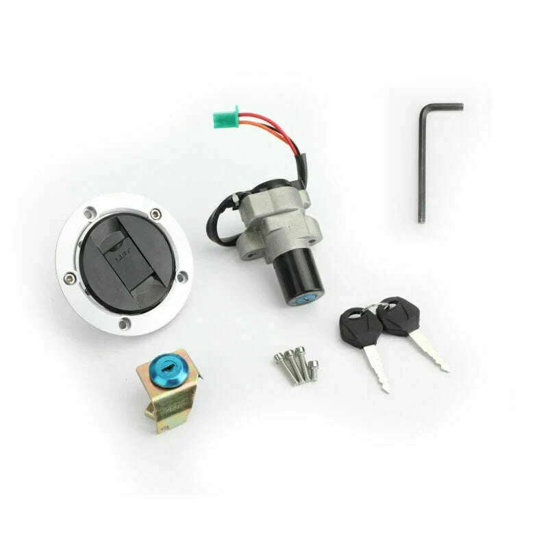 Ignition Switch Fuel Gas Cap Lock Keys for Suzuki GW250 Inazuma (2013–2017)