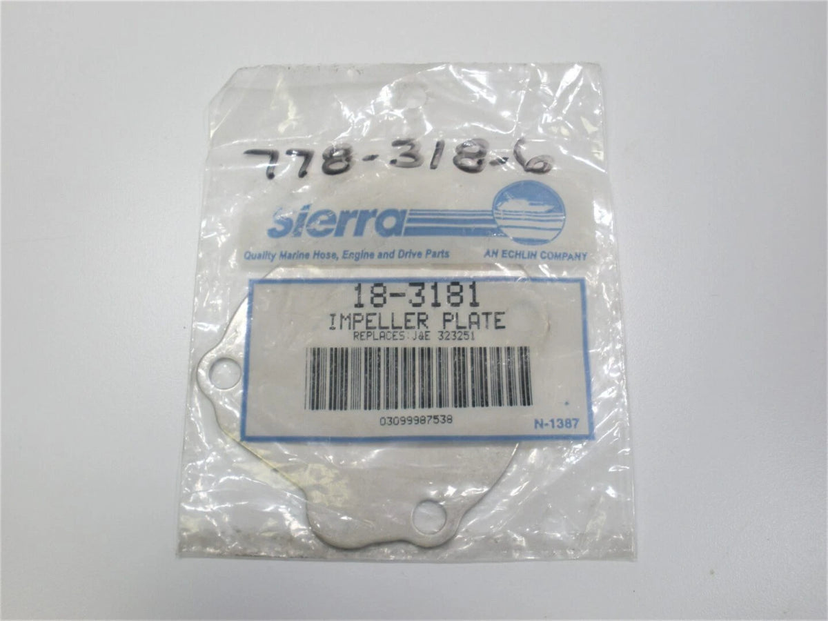 Sierra 18-3181 Evinrude Johnson 18-35 HP Outboard Impeller Housing Plate