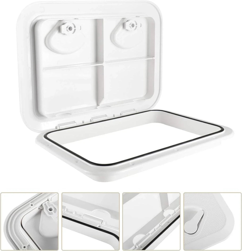 Deck Hatch Access Hatch & Lid for Marine Boat (17-1/4" x 12-3/8")