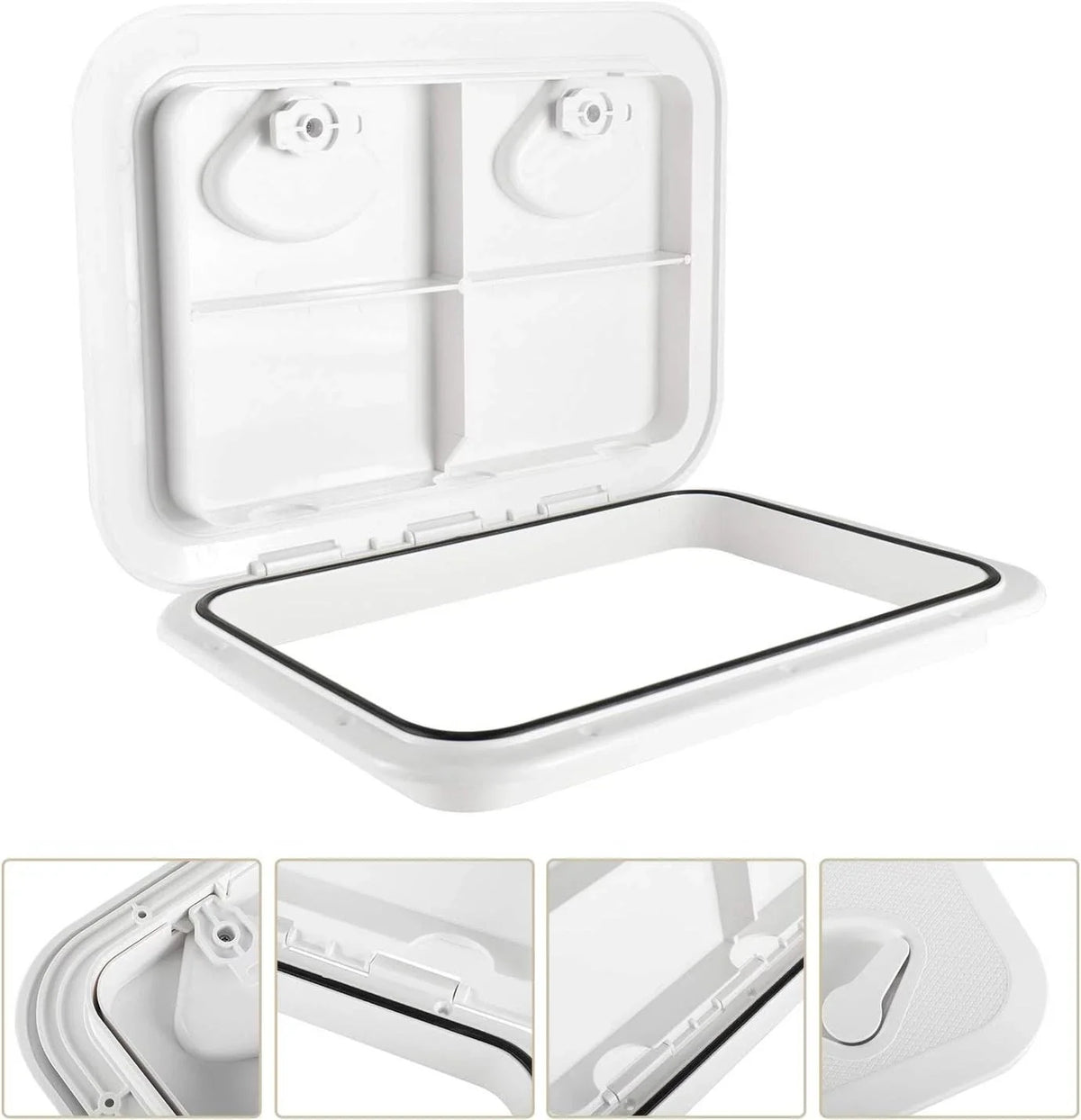Deck Hatch Access Hatch & Lid for Marine Boat (17-1/4" x 12-3/8")