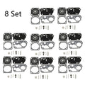 Set of 8 Carburetor Repair Kits for ZAMA RB-168 C1M-W44 Poulan PP330 PP335