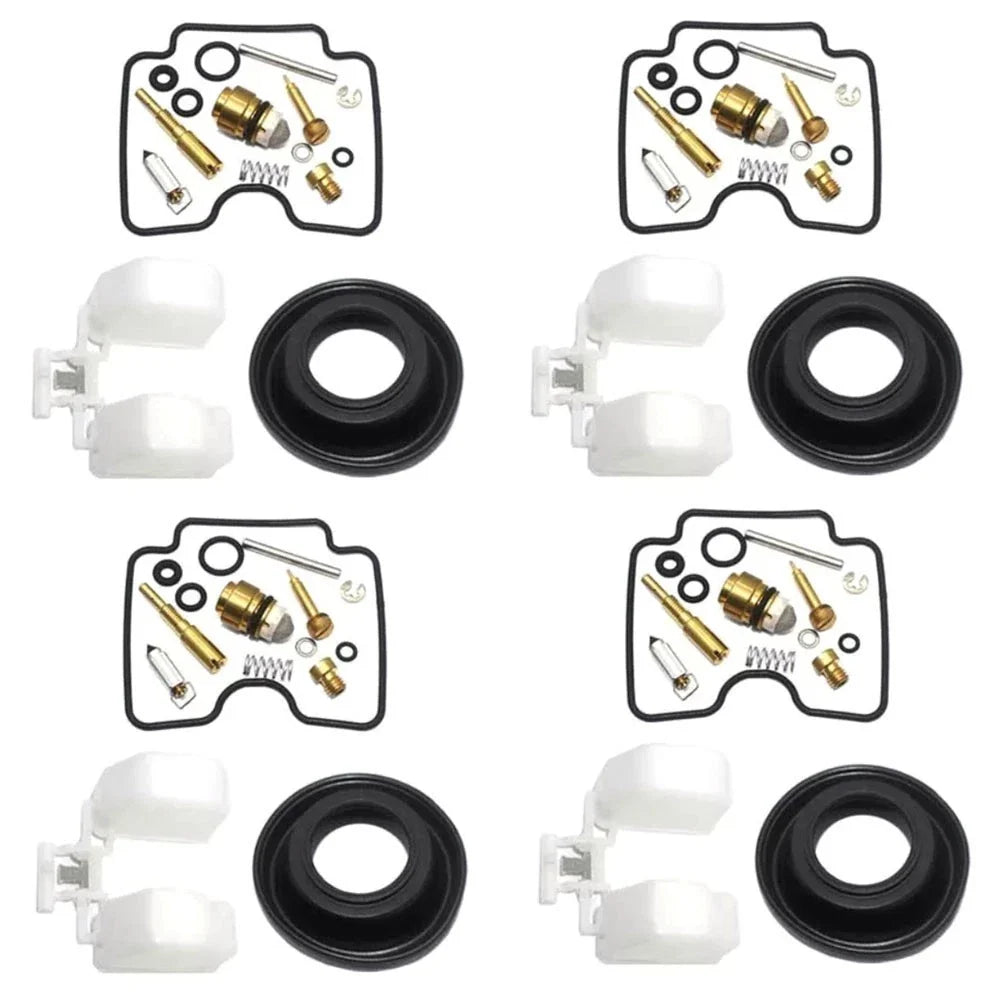 4X Carburetor Repair Kit Diaphragm Float for Suzuki GSX600F (1998–2006)