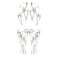 Note Motorcycle Fender Decorative Decal. Easy to Apply. Flame Matte Silver