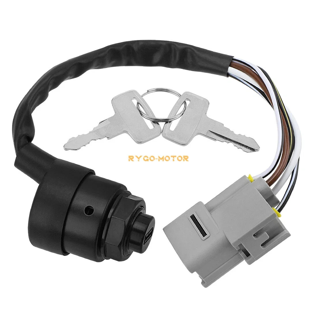 Ignition Key Switch 27005-1244 for Kawasaki Mule 3000 3010 3020 (2001–2008)