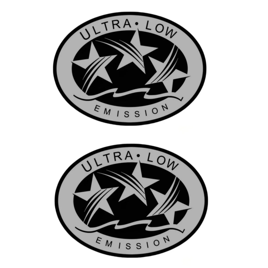 2X Outboard Graphic Sticker Decal for California DOT (Ultra Low Emission)