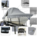 Chris Craft LAUNCH 34 Cruiser Cuddy Cabin T-Top Hard-Top Storage Boat Cover Pro
