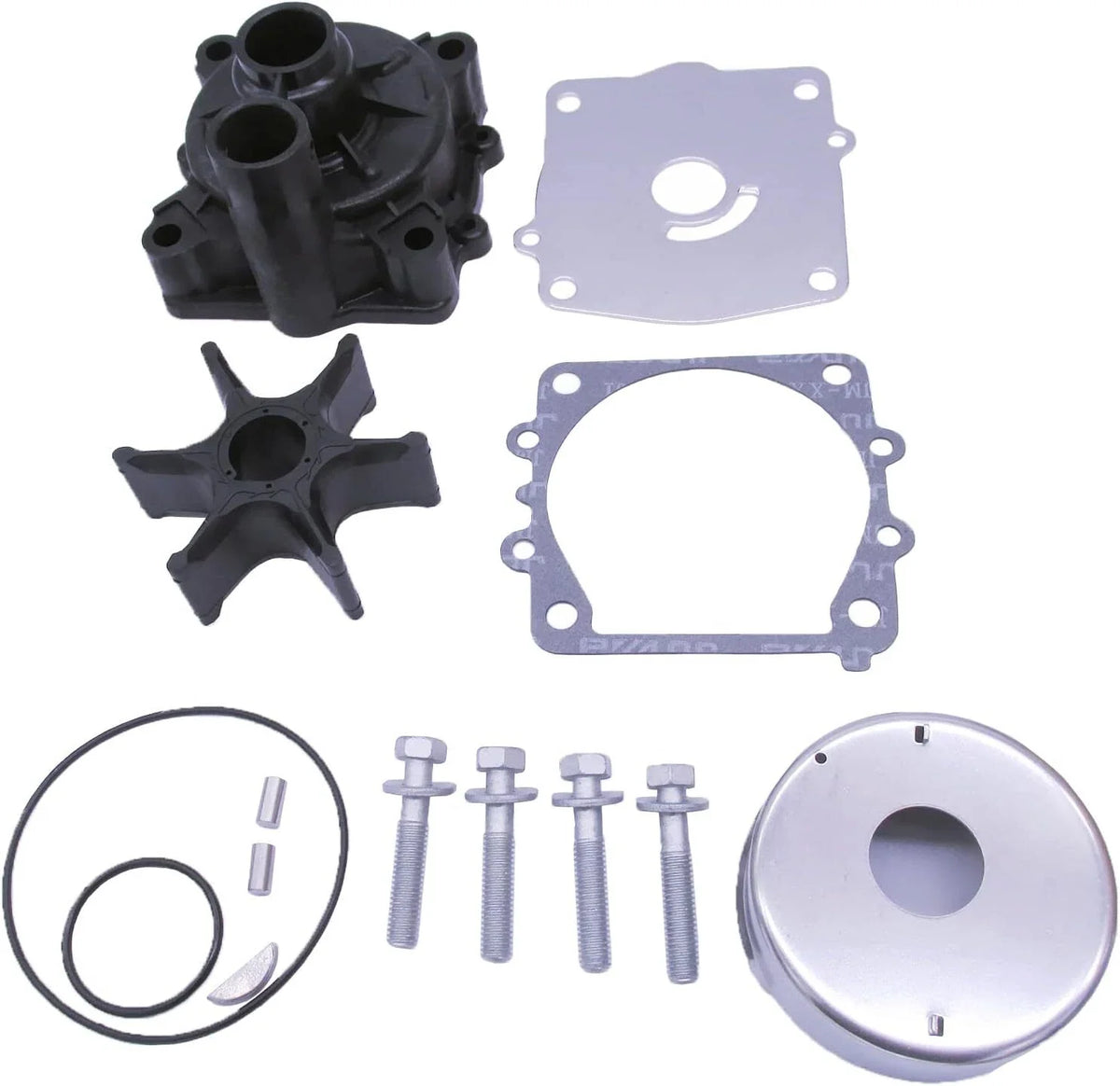 Water Pump Repair Kit with Housing for Boat Motor (6E5-W0078-A1, 6E5-W0078-01, 18-3372)