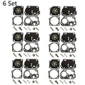 6x Carburetor Kit for Homelite Zama RB-142 C1U-W32 C1U-W32A