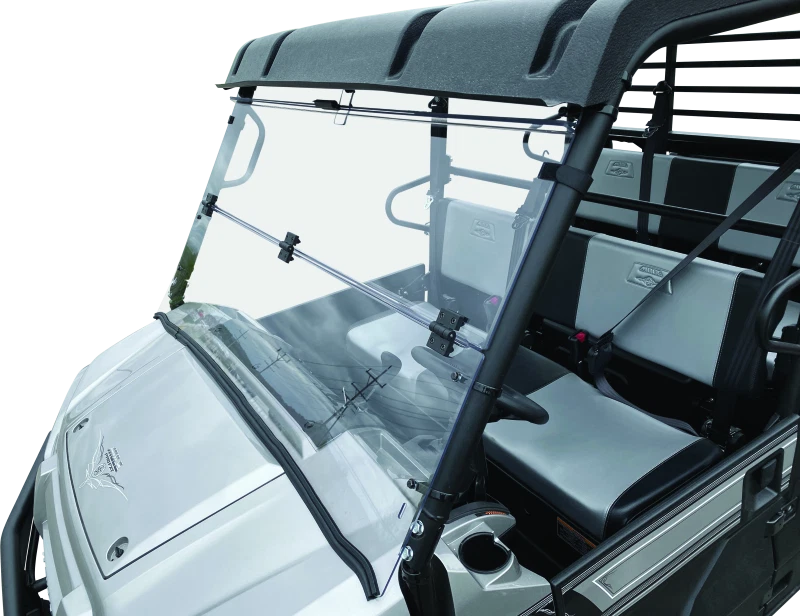 QuadBoss 16-22 Kawasaki KAF820 Mule Pro-DX Windbreak Folding Windshield