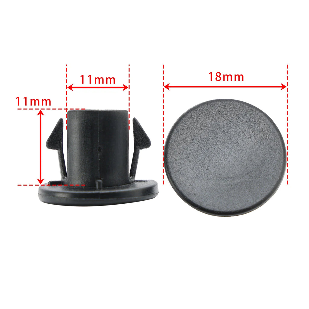 Fairing Mirror Hole Plug Kit Black for Street Glide FLHXSE FLHX (2024)