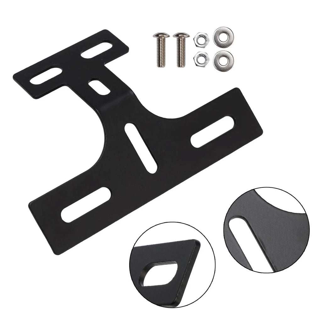 License Plate Holder for Motorcycle (Rear Tail Light Bracket Mount)