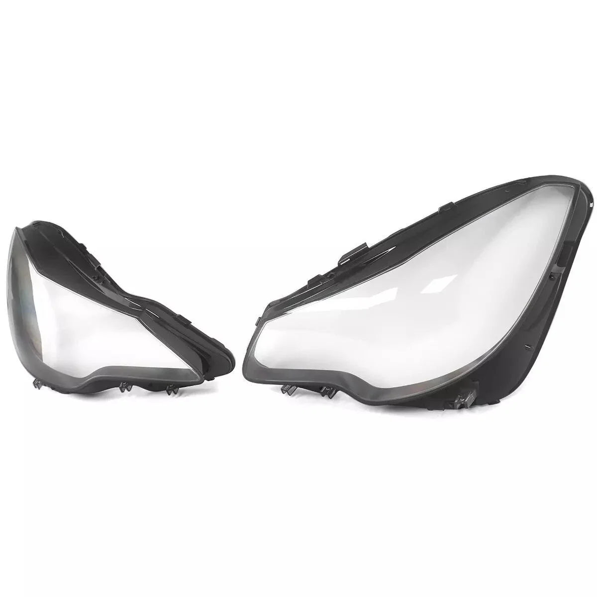 2X Headlight Lens Cover for Mercedes Benz W207 C207 E-Class (2014–2016)