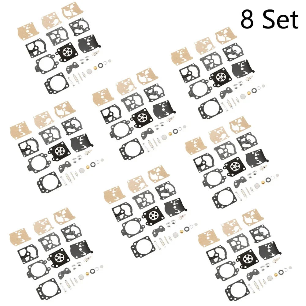 Set of 8 Carburetor Gasket Repair Kit for Stihl 021 023 (Walbro K20-WAT WA WT)