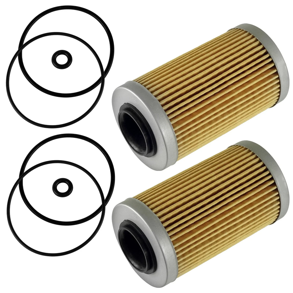 2 Oil Filters w/ O-Rings for Sea-Doo RXP RXT 155 215 260 (2004–2017)