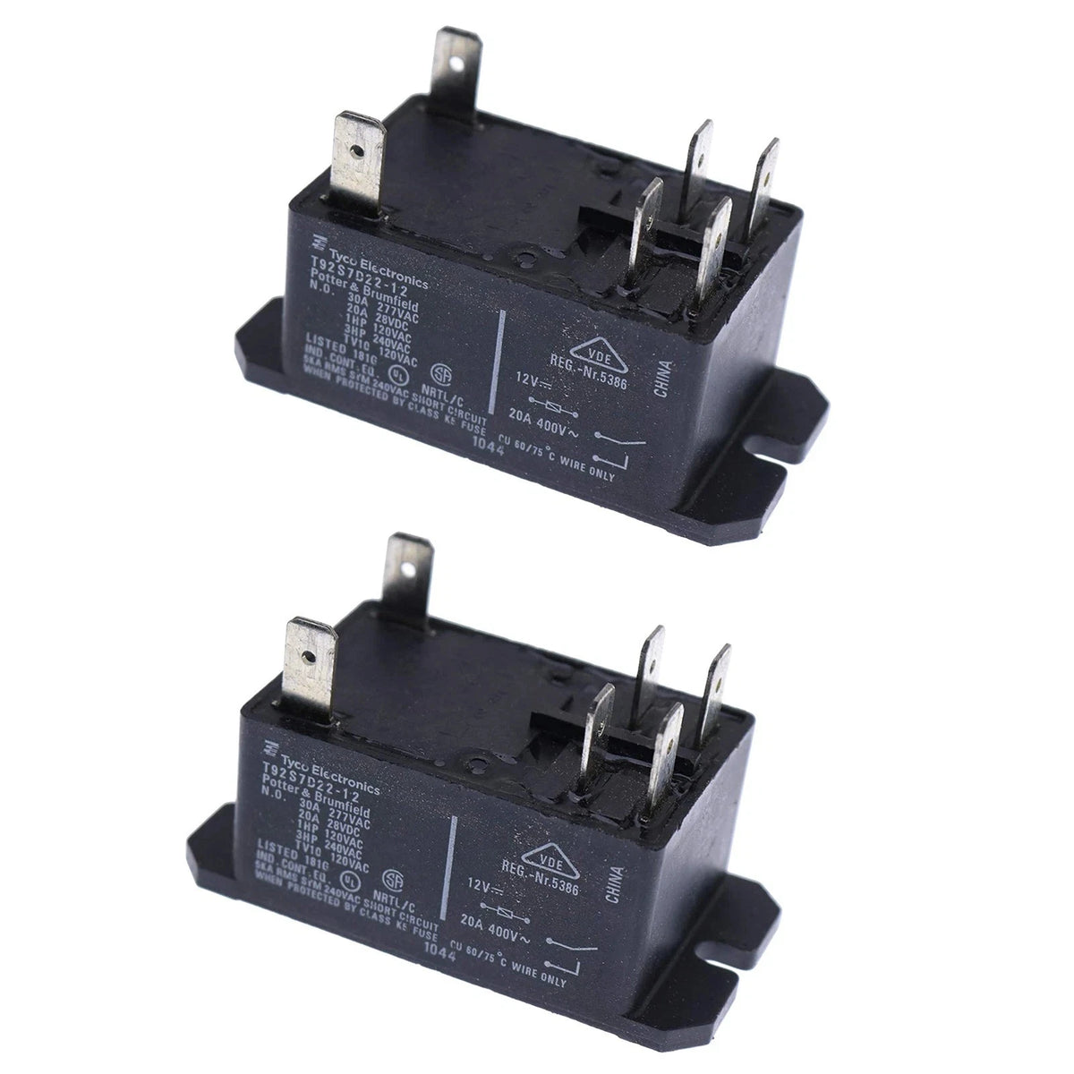 2X Power Relay 86521256 86500905 for Holland LS170 LS140 LS150 LS160 LS180