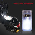 1x LED Motorcycle Tail Light Box Anti-collision Safety White Light Replacement