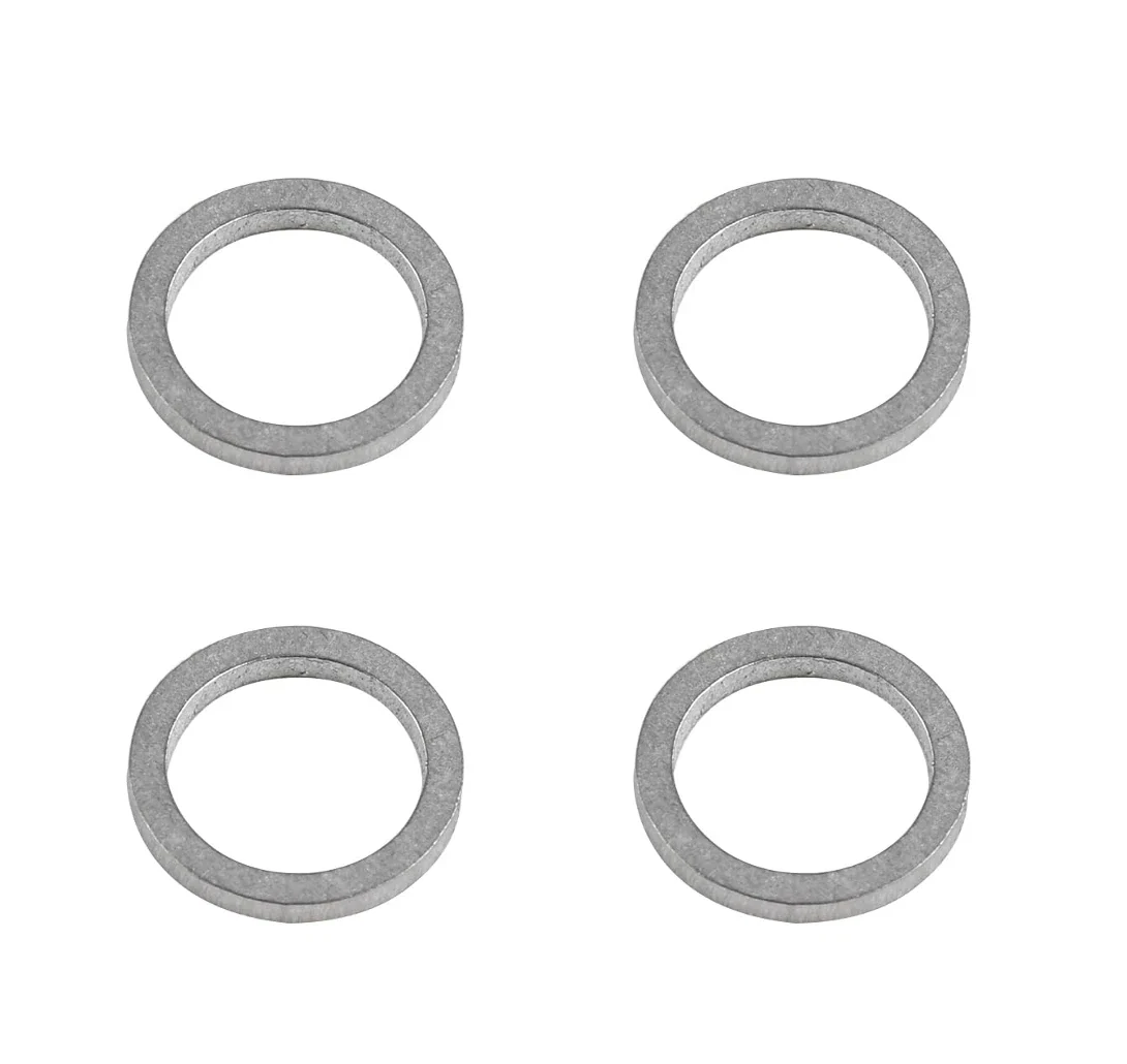 4-Pack Oil Drain Screw Gasket for Yamaha Outboard 4-Stroke (90430-14M09-00, 90430-14228)