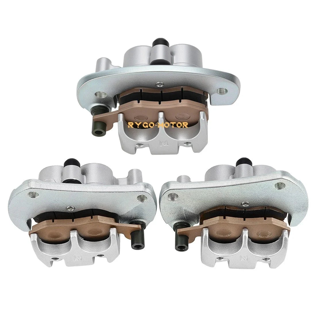 Front & Rear Brake Calipers w/Pads for Can-Am Commander 1000 2011–2018