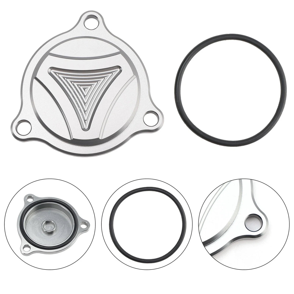 CNC Oil Filter Cover for Suzuki DRZ400 (2005–2025)