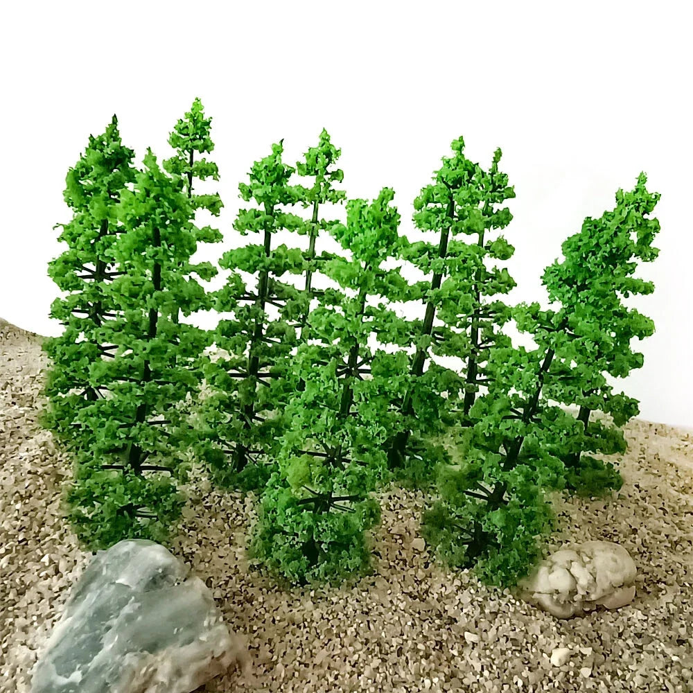 20pcs Model Trees for HO N Scale Diorama Scenery