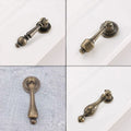 Set of 10 Antique Drawer Pull Knobs for Cabinet Hardware