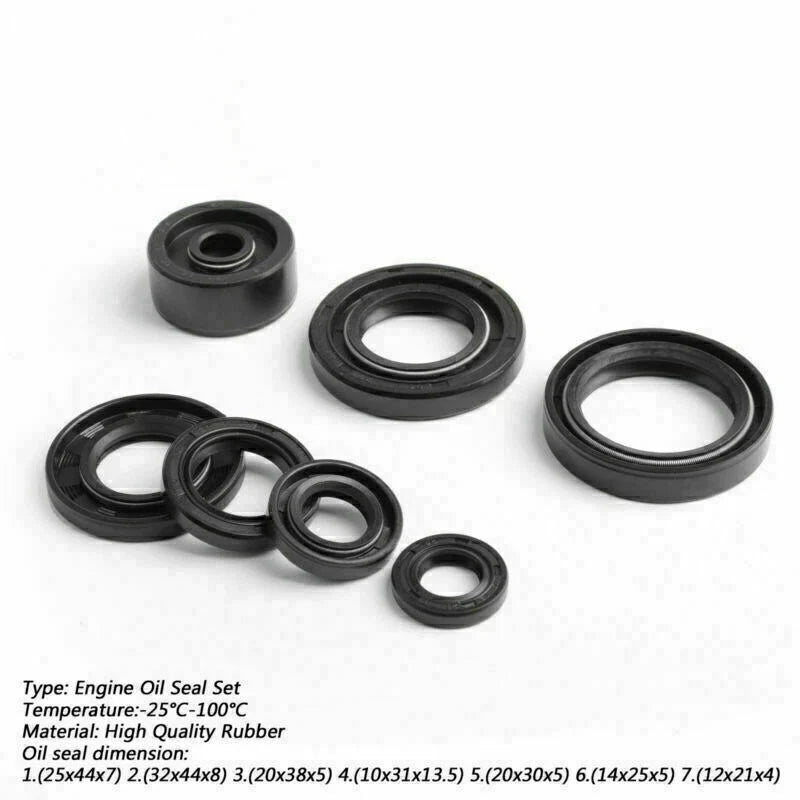 Engine Cylinder Oil Seal Rebuild Kit for Yamaha DT125E DT125 DT125R (1989–1996)