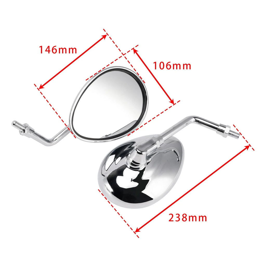 Rear View Mirror Set for Indian Scout Sixty Bobber Springfield Dark Horse (2016–2025)