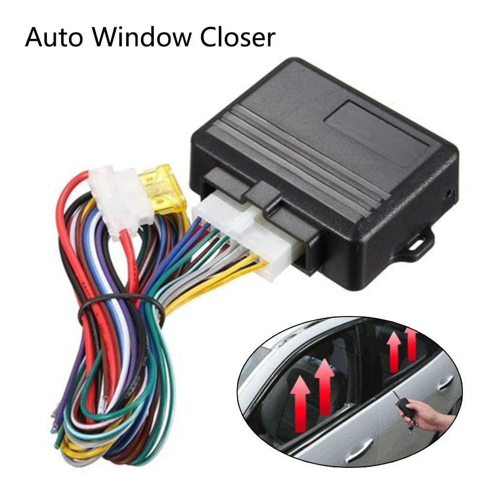 12V Car Power Roll Up Kit for 4 Door Vehicles (Automatic Window Closer)