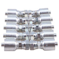 10X 1JS43-6-6 Hydraulic Hose Fitting 3/8" Hose Flat Face Seal Thread for Parker